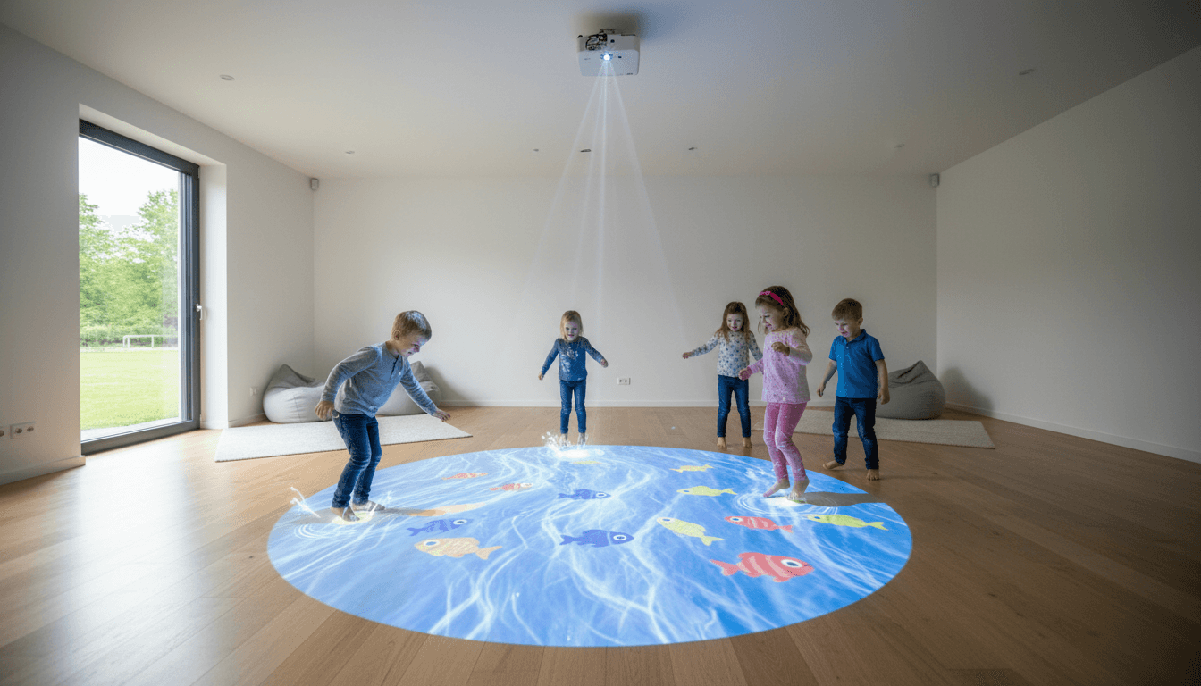 Interactive Floor Projectors for Home