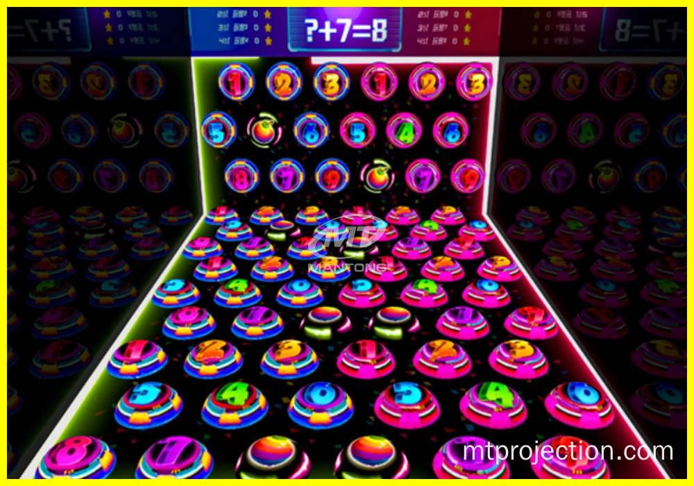 Interactive projection games rotating bouncing sphere_01