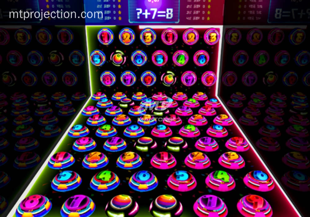 Interactive projection games rotating bouncing sphere_01
