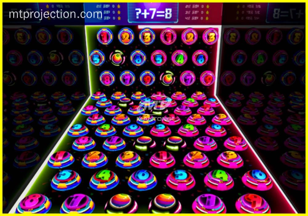 Interactive projection games rotating bouncing sphere_01