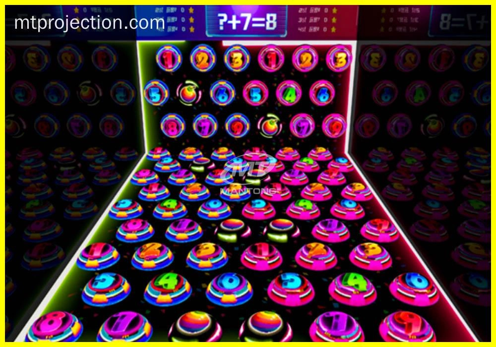 Interactive projection games rotating bouncing sphere_01