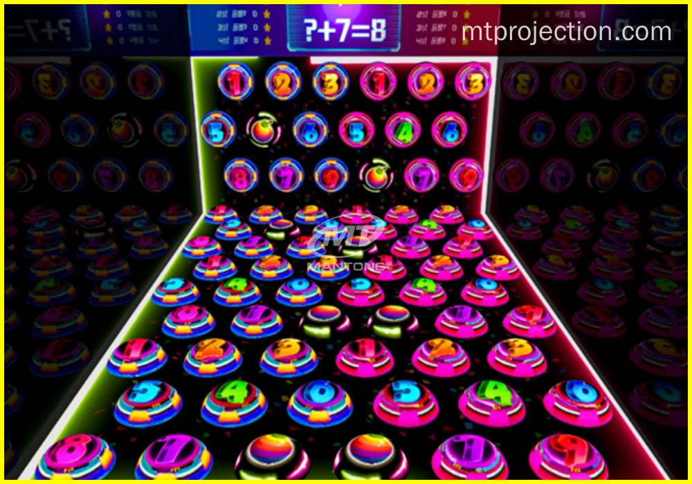 Interactive projection games rotating bouncing sphere_01
