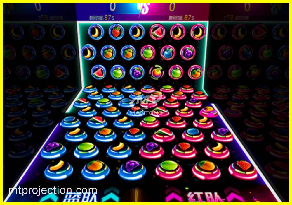 Interactive projection games rotating bouncing sphere_02