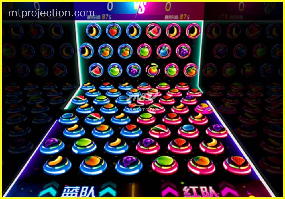 Interactive projection games rotating bouncing sphere_02