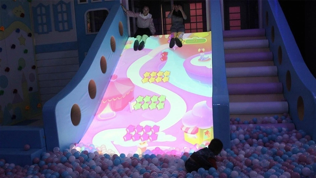 Interactive slide games