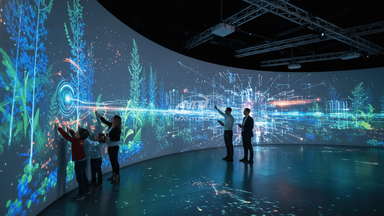 Interactive Wall Projection Application Interactive Wall Projection Application