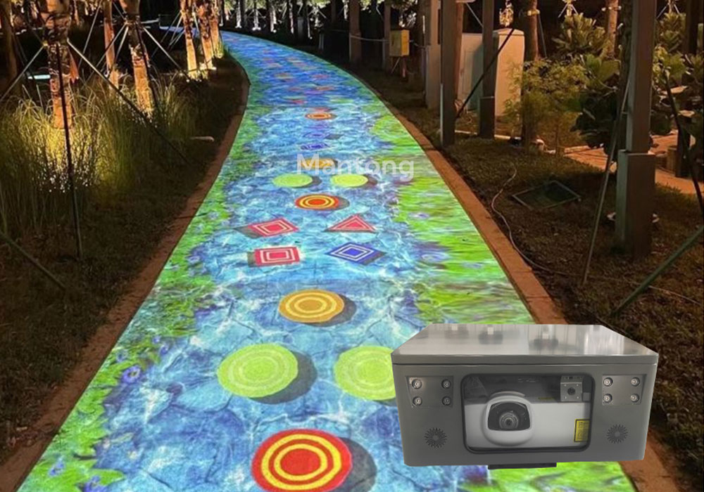 Outdoor-Interactive-Floor-Projection