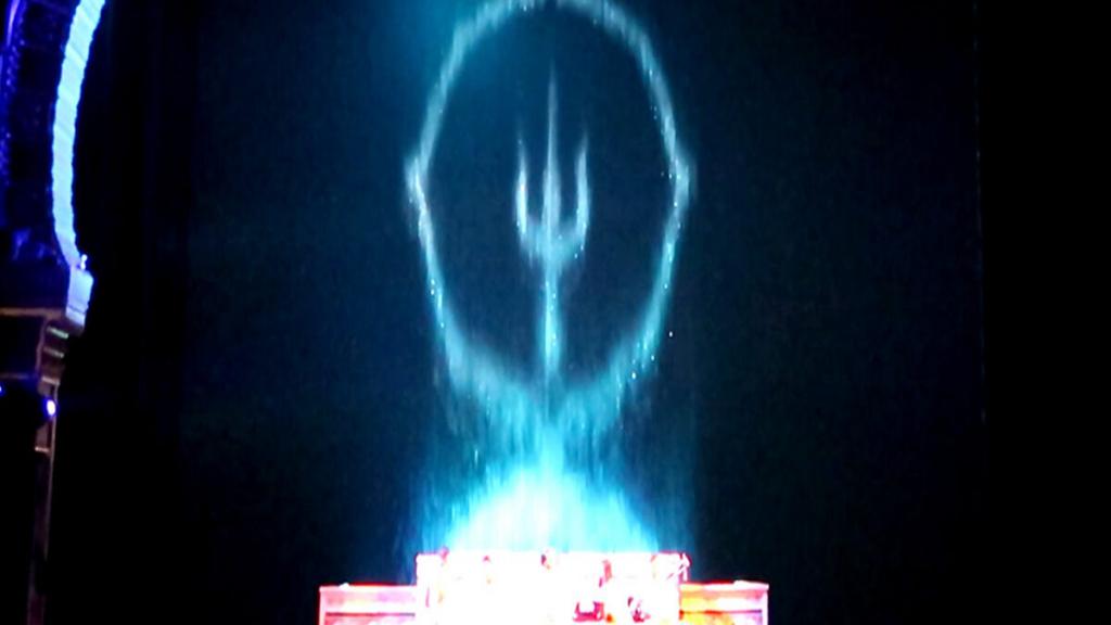 water projection