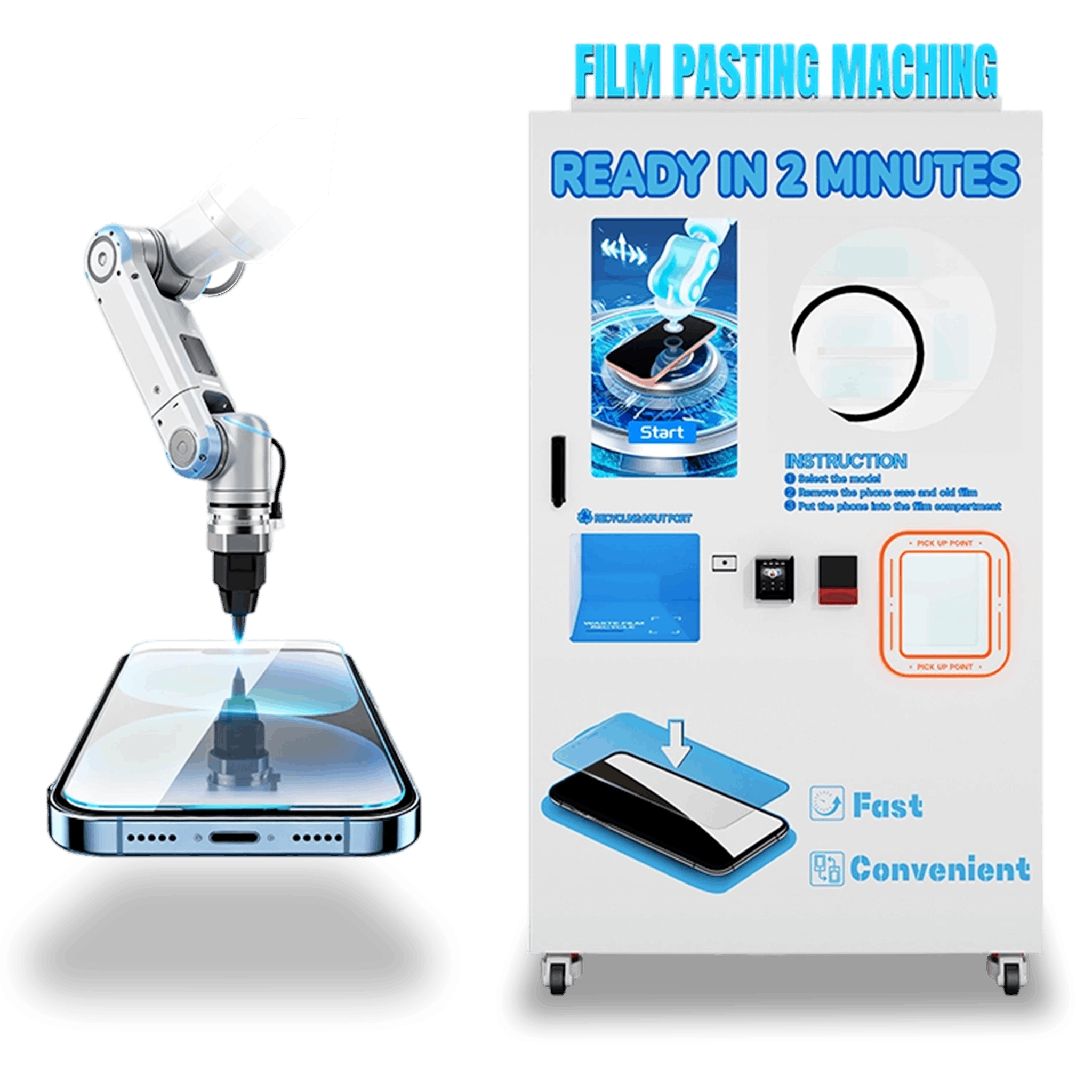 Intelligent_Automatic_Screen_Protector_Laminating_Vending_Machine (4) - KeMore