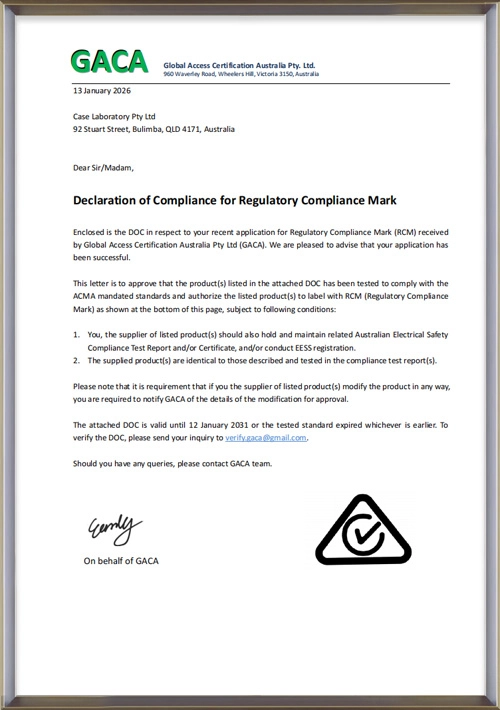 Kexiaozhan_KXZ006_RCM certificate - KeMore