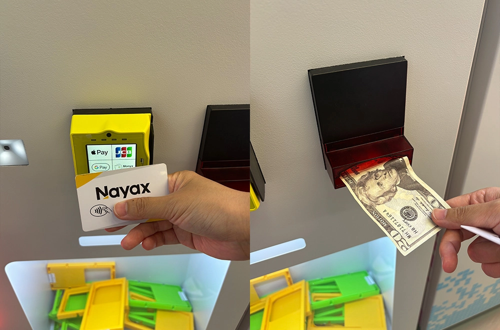 Scan code swipe card banknote - KeMore