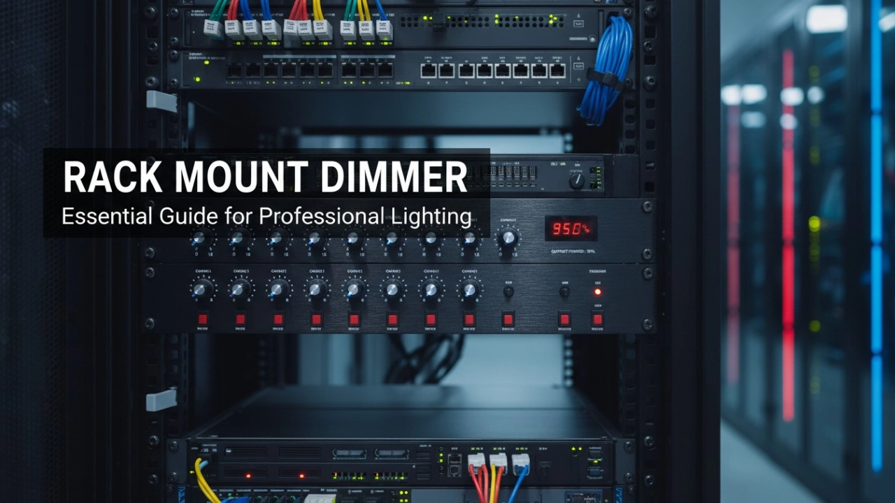 2026 Rack-Mount Dimmer Guide: Advanced Stage Lighting Control - RGB