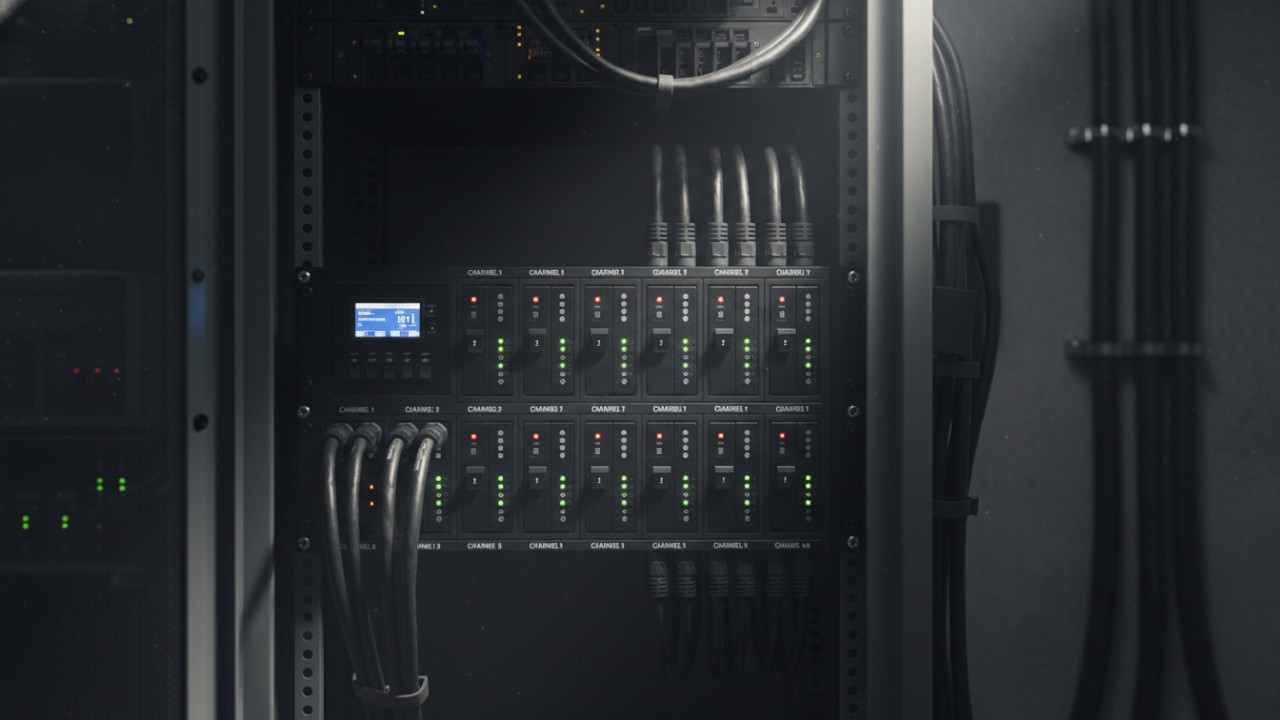 48通道调光机架