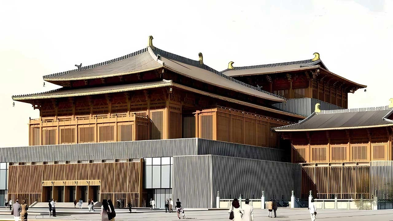 Shaanxi Provincial Art Museum - RGB Lighting