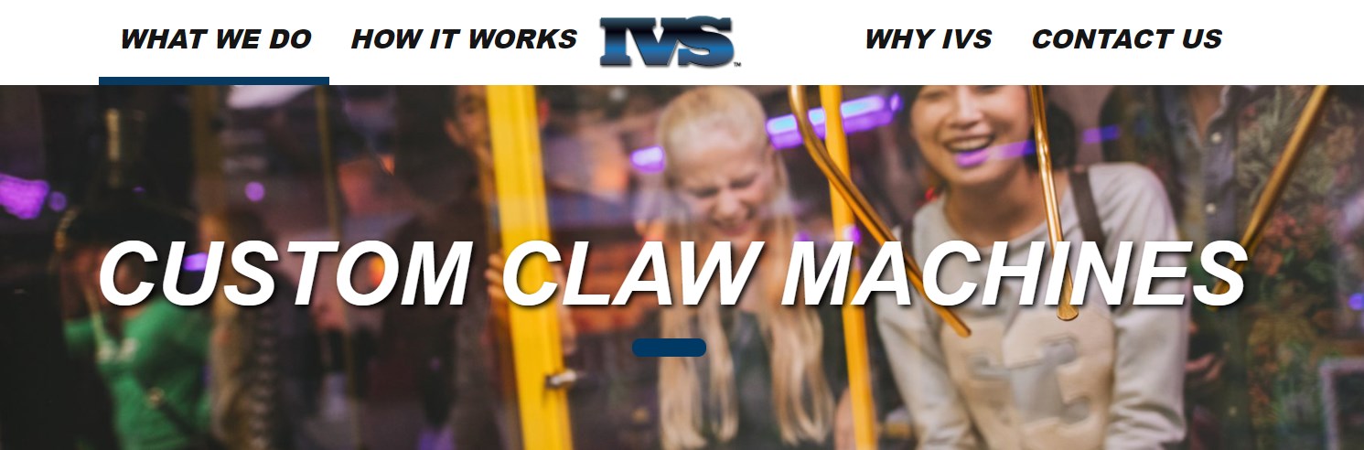 IVS claw machine manufacturer brands