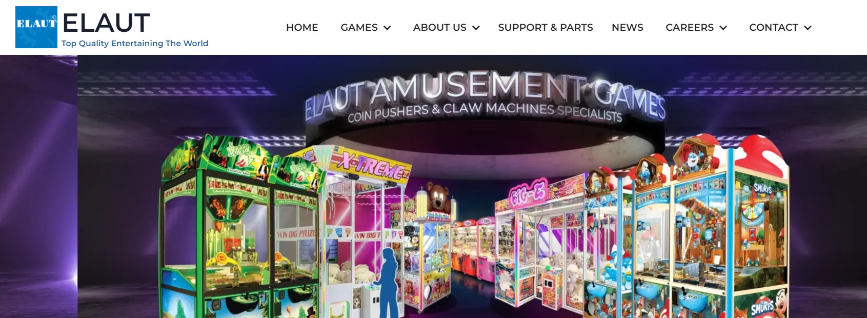 ELAUT claw machine manufacturer brands