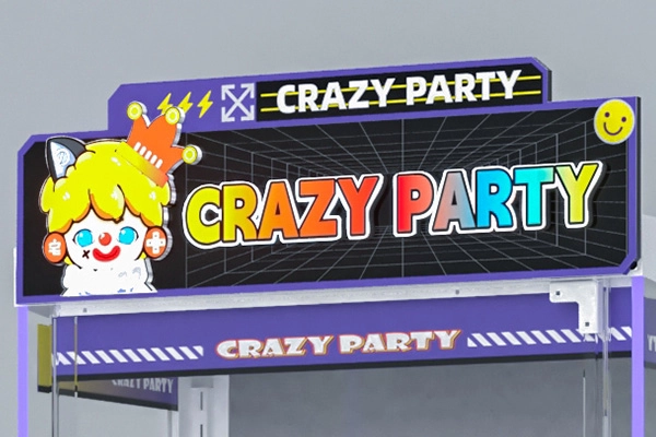 Crazy Party Claw Machine - LOGO