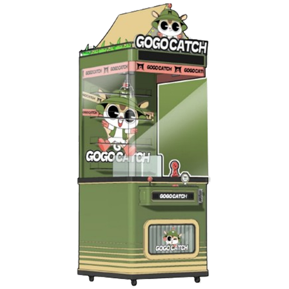 Green YP-GC4001 GoGo Catch Claw Machine Camping Style wholesale factory