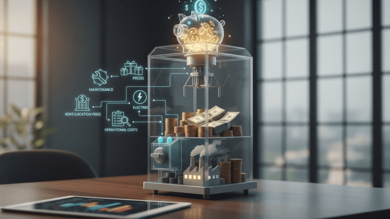 Costos del negocio de máquinas de garras