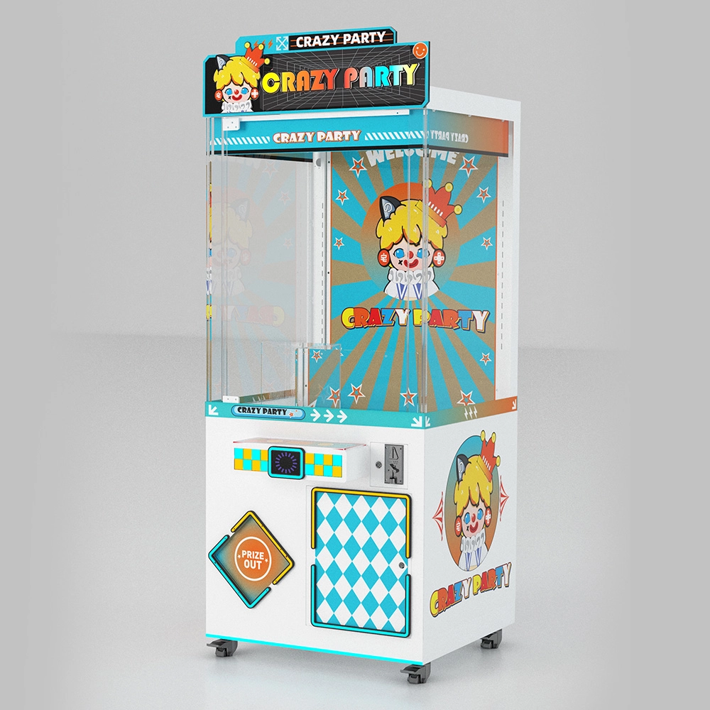 Colorful Wholesale factory YP-CP7001 Crazy Party Claw Machine with Hardware and Acrylic