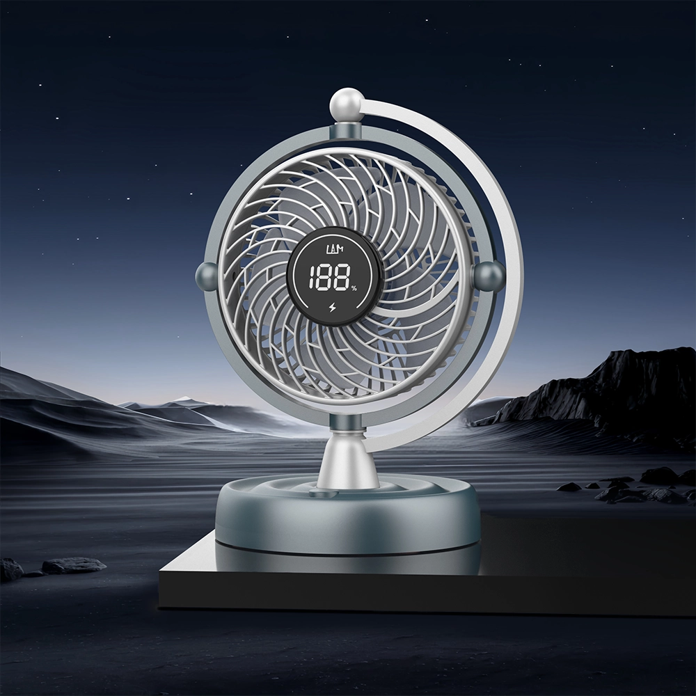 Earth Front LC-1 Mini USB Blue Desk Fan - LAMJIE