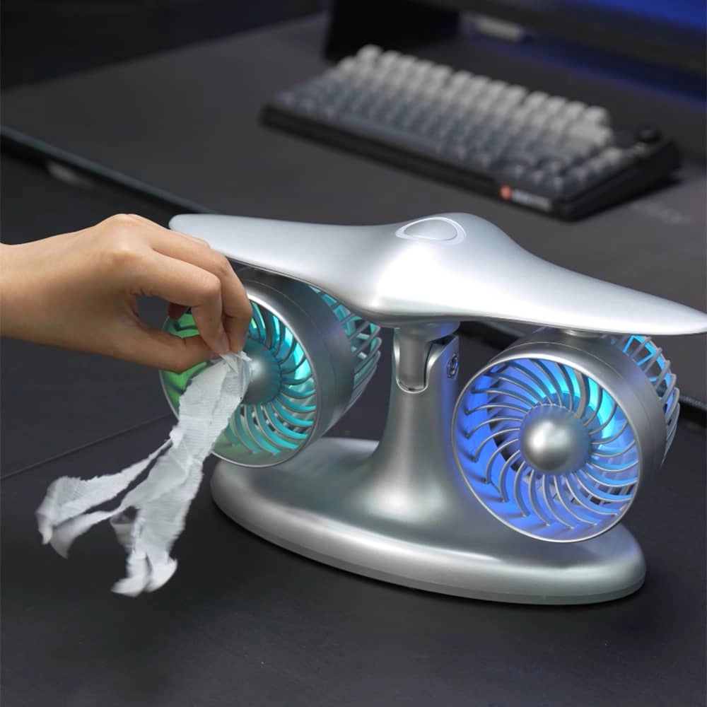 mini portable usb rechargeable fan - LAMJIE