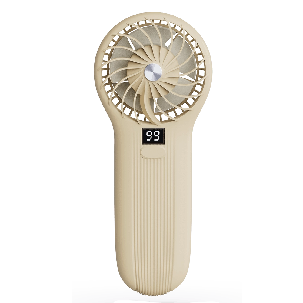 SC-1 Khaki Handheld Battery Operated Fans - LAMJIE
