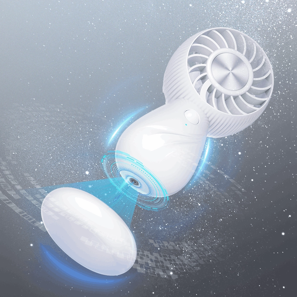 SC-2 Magnetic charging HandHeld Fan - LAMJIE