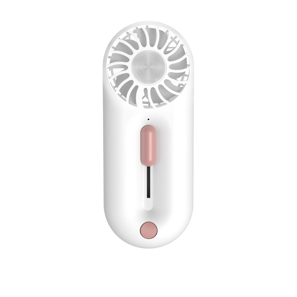 SC-3 White Small Rechargeable Handheld Fan1 - LAMJIE