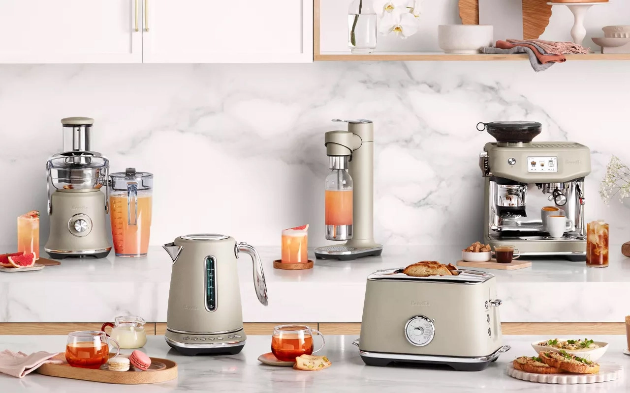 Stylish Small Kitchen Appliances in a modern kitchen setting.