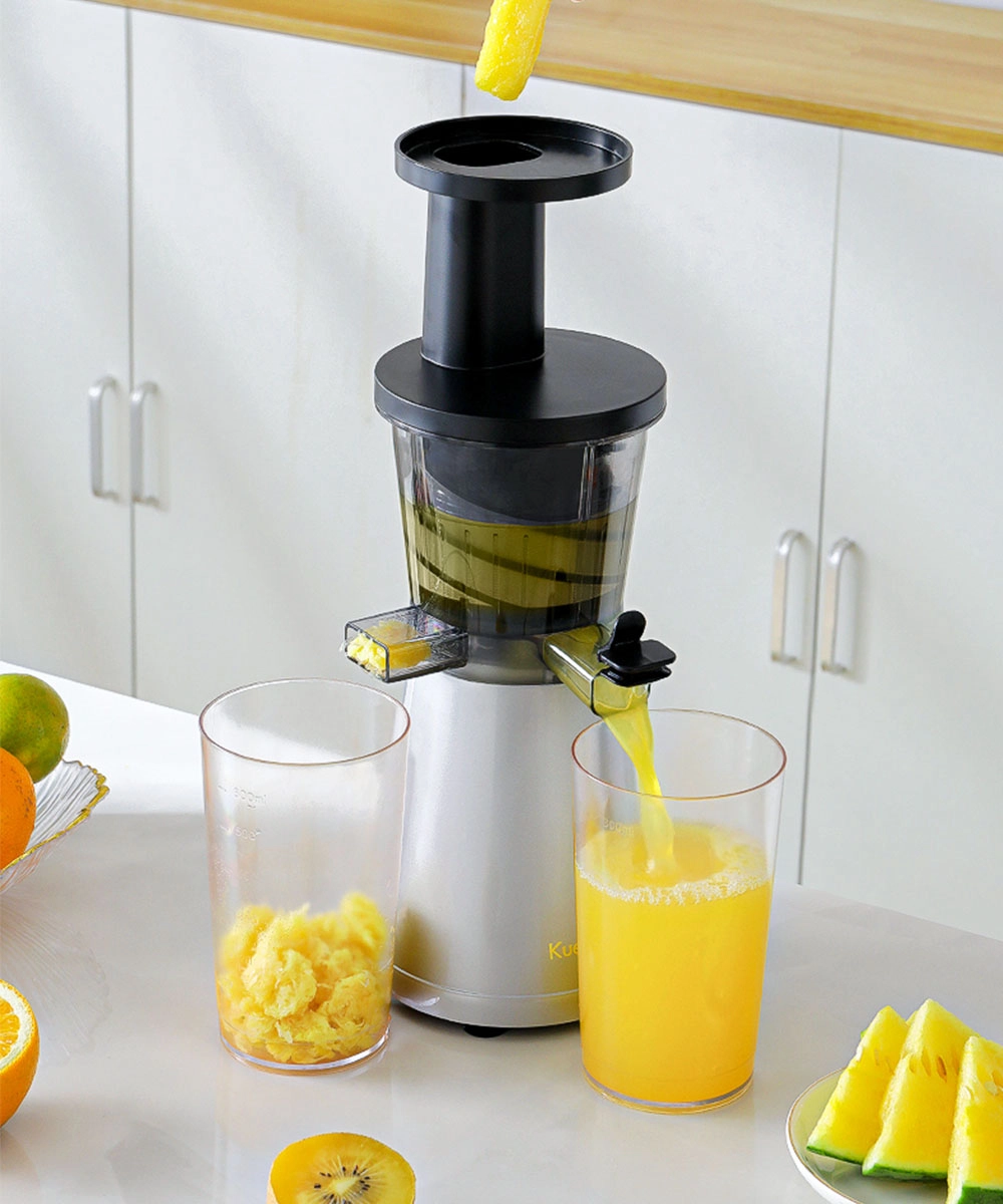 Automatic separation of residue and juice
No filtration to enjoy the original juice