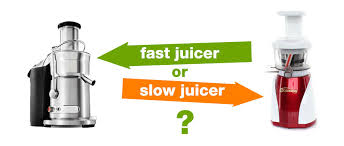 Slow Juicer vs. a Fast Juicer