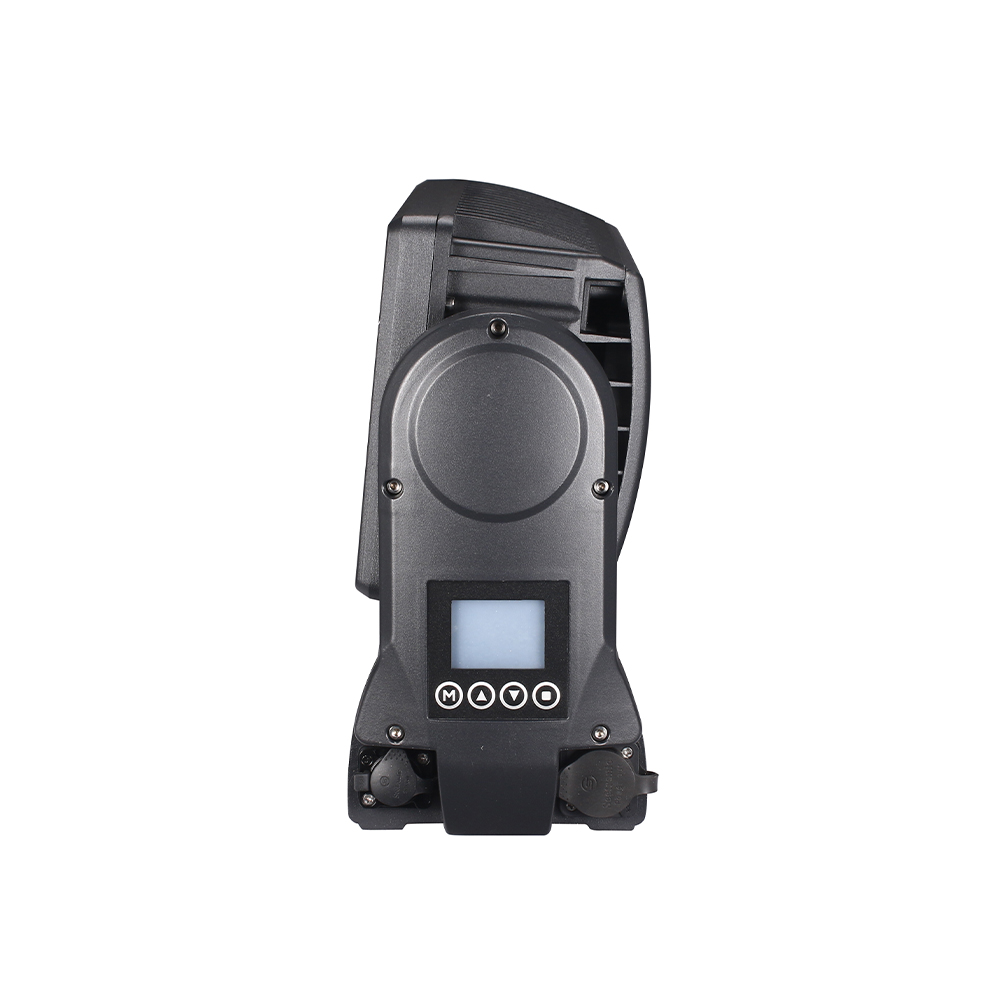 Side view of 1000W Waterproof Moving Head Strobe Light with LCD control panel