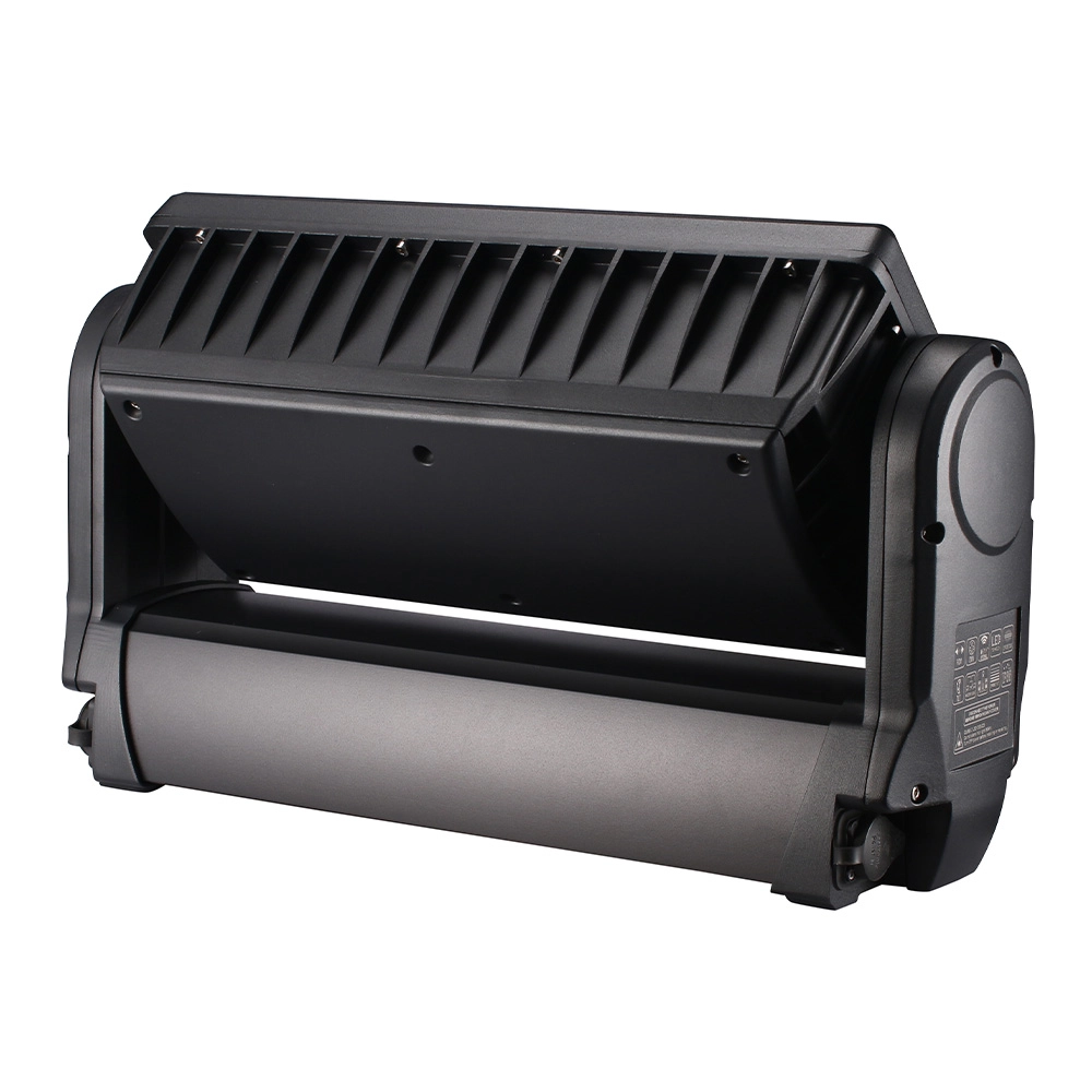 Rear view of 1000W Waterproof Moving Head Strobe Light with heat dissipation fins - Colorful Light