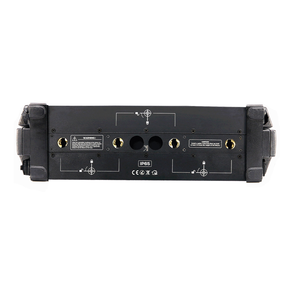 Base view of 1000W Waterproof Moving Head Strobe Light with IP65 mounting points