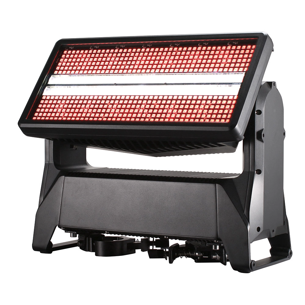 1500W Waterproof Moving Head Strobe Light with red RGB strobe effect - Colorful Light