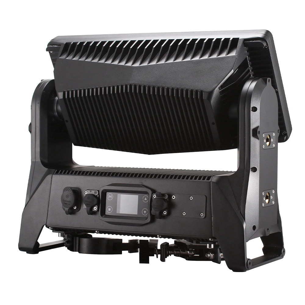 Rear angle view of 1500W Waterproof Moving Head Strobe Light with heat dissipation housing - Colorful Light