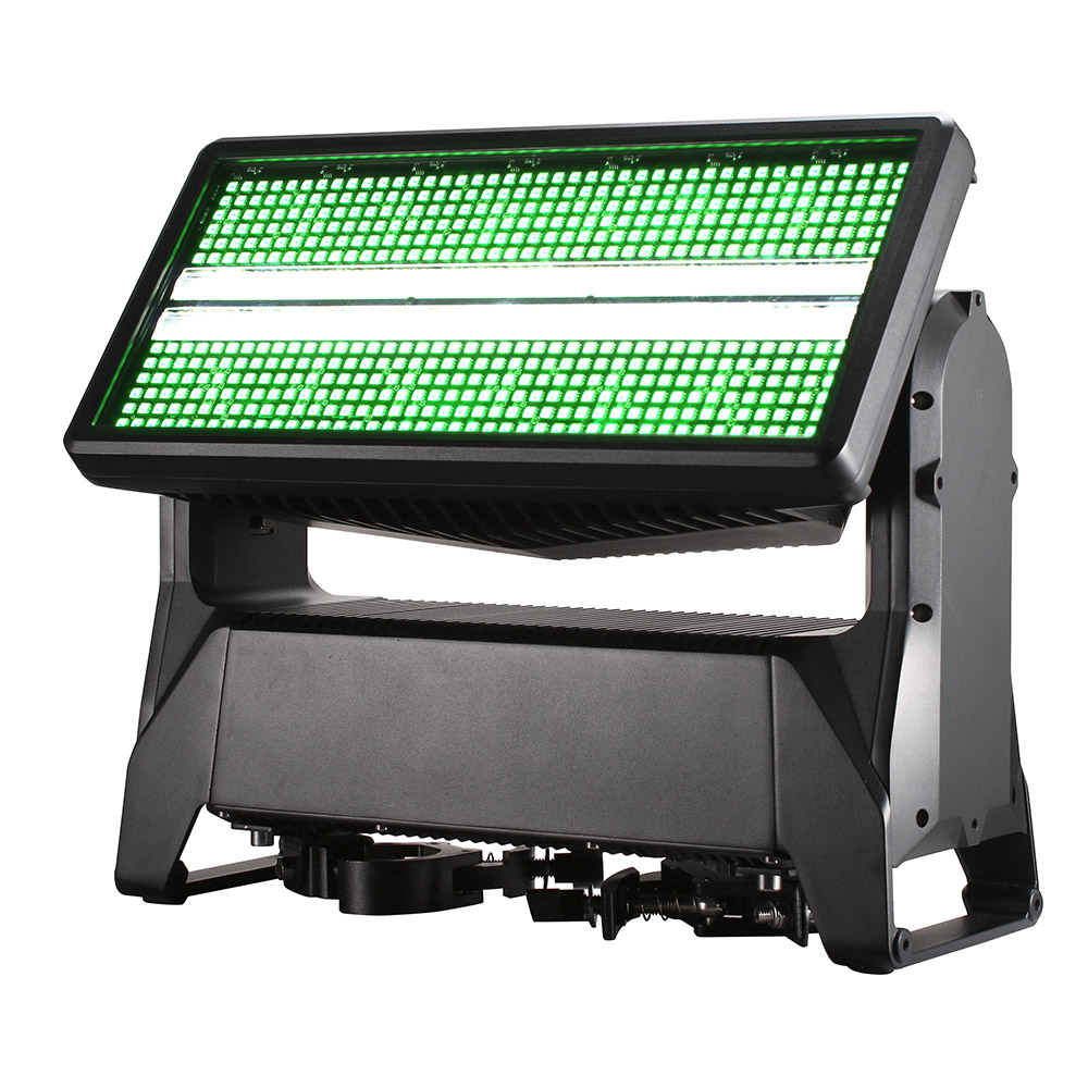 1500W Waterproof Moving Head Strobe Light with green RGB strobe effect