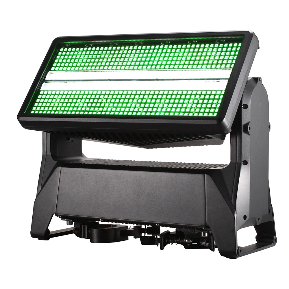 1500W Waterproof Moving Head Strobe Light with green RGB strobe effect - Colorful Light