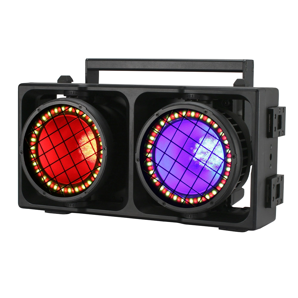 2 Eye Blinder RGBALC 6in1 IP65 with red and purple color output - Colorful Light