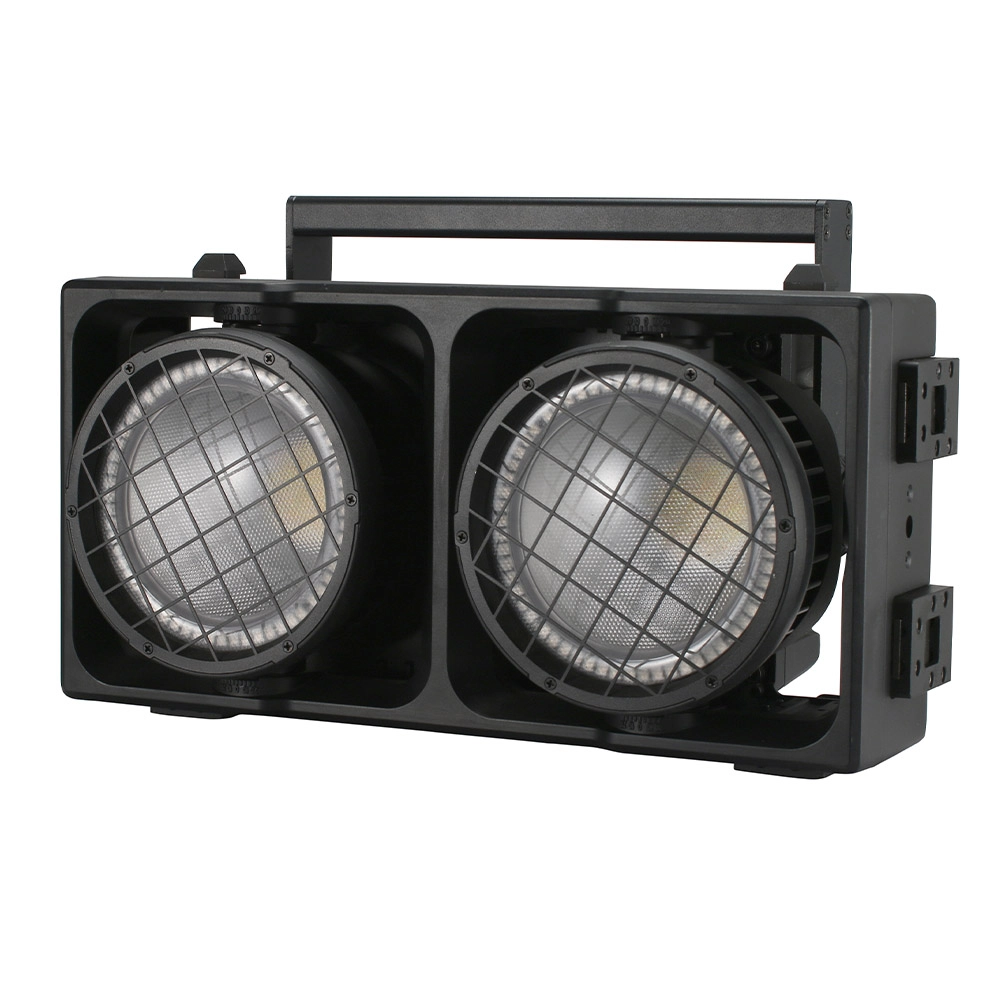 2 Eye Blinder RGBALC 6in1 IP65 front view with dual blinder lenses - Colorful Light