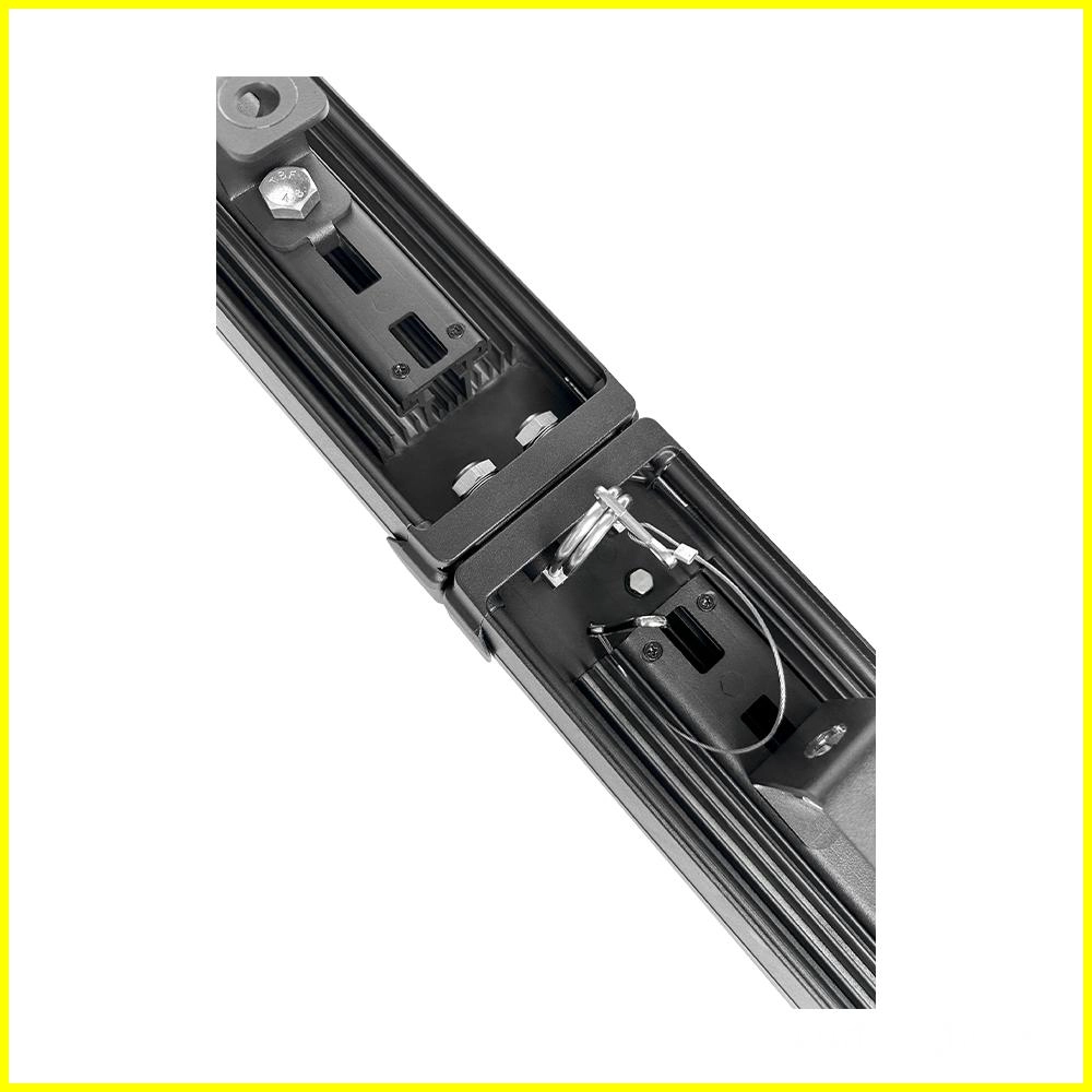 20x15W RGBW 4in1 IP65 Pixel Wall Wash Bar mounting bracket and safety cable detail - Colorful Light