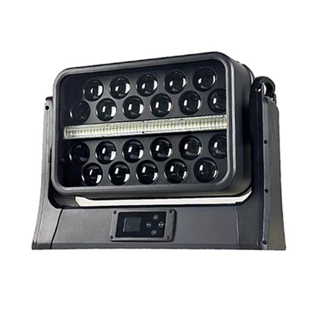 22x40W RGBW 4in1 IP65 Zoom Moving Head front view with wash and strobe LEDs - Colorful Light
