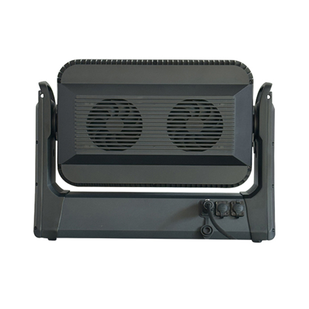 22x40W RGBW 4in1 IP65 Zoom Moving Head rear view with cooling fans and connectors
