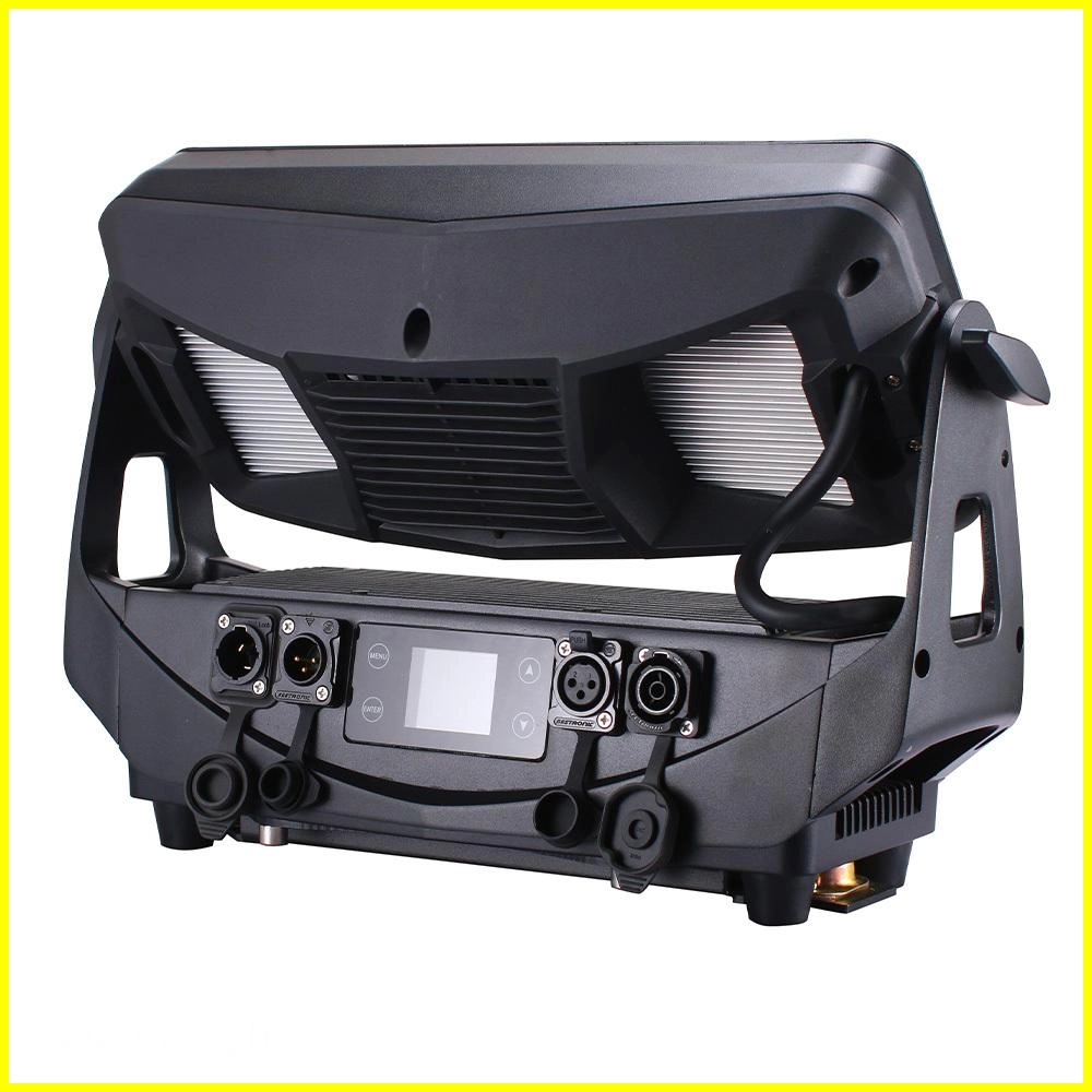 24x20W RGBW 4in1 IP65 Wall Wash 6 Segments rear view with control panel and connectors - Colorful Light