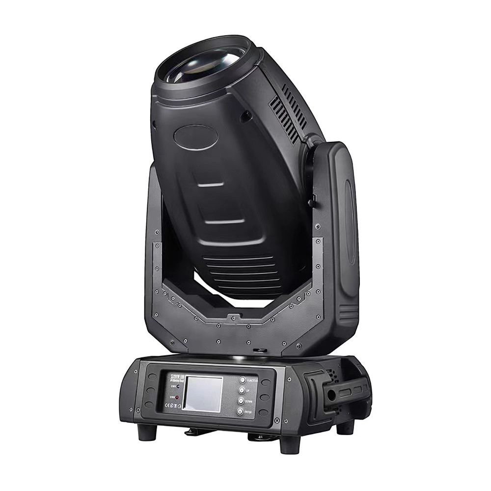280W Beam Wash Spot 3in1 Moving Head front view with LCD control panel - Colorful Light