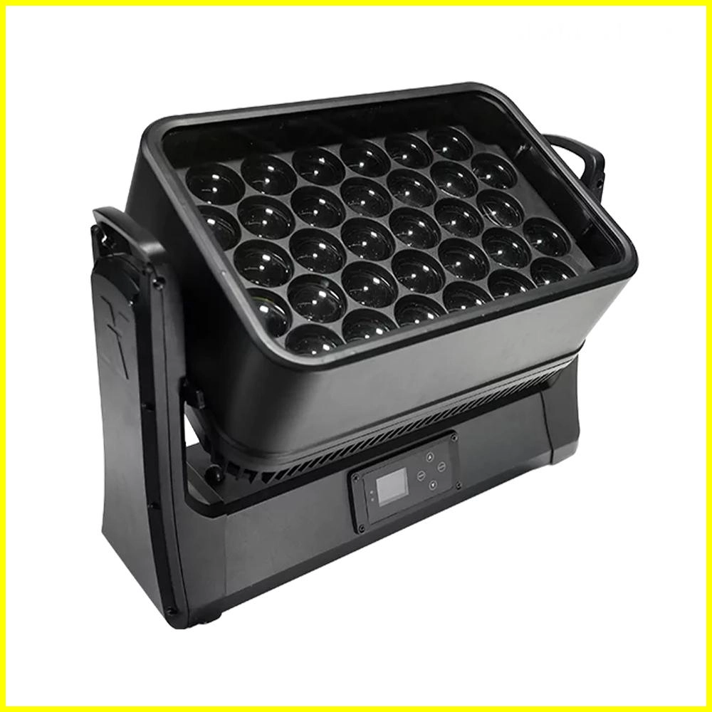 32X25W RGBW 4in1 IP65 Moving Head Wash Light top angle view with 32 lenses - Colorful Light