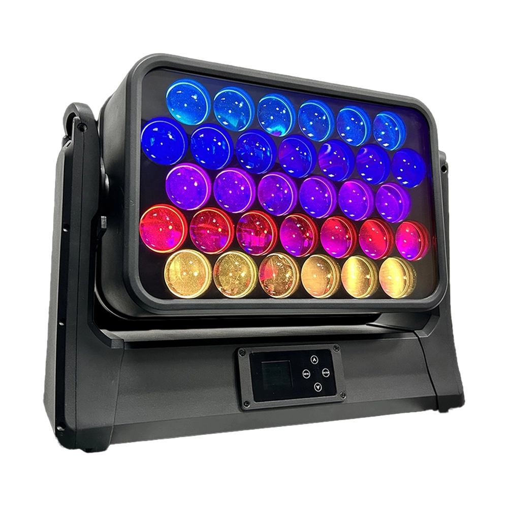 32X25W RGBW 4in1 IP65 Moving Head Wash Light RGB color mixing effect - Colorful Light