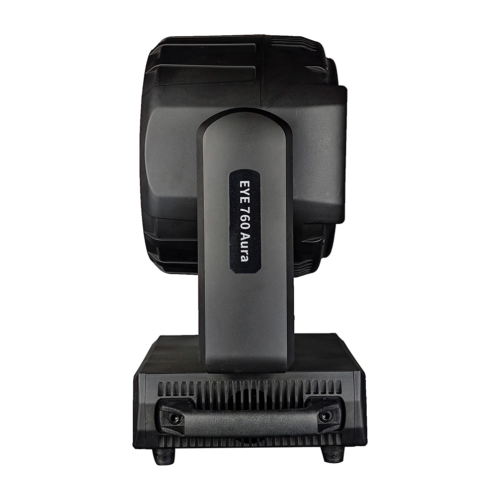 Side view of 7x60W RGBW 4in1 Bee Eye Wash Light Aura with moving head yoke - Colorful Light