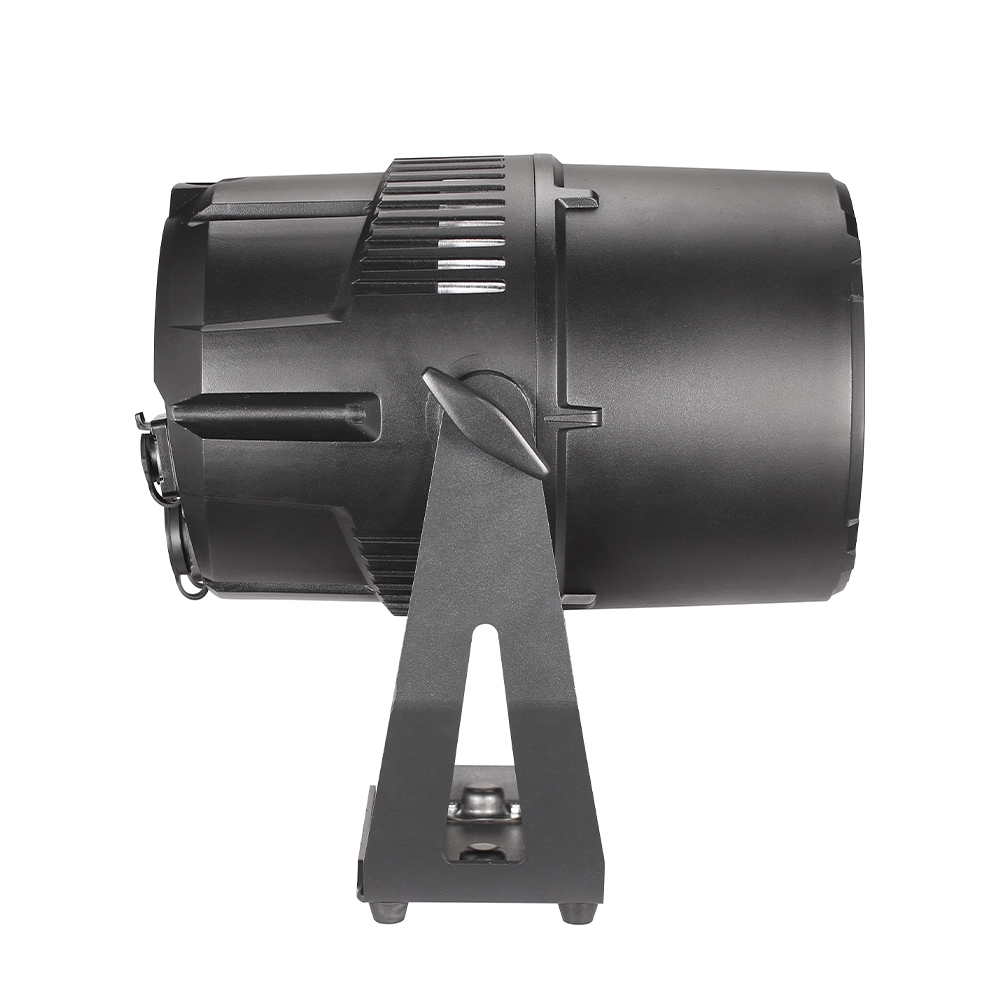 Side view of 7x40W RGBW 4in1 IP65 Bee Eye Zoom Par Can die-cast housing - Colorful Light